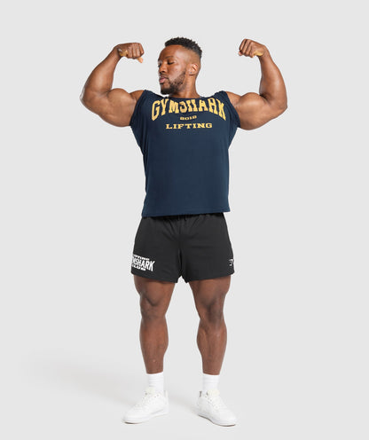 Gymshark 2012 Lifting T-Shirt - Navy