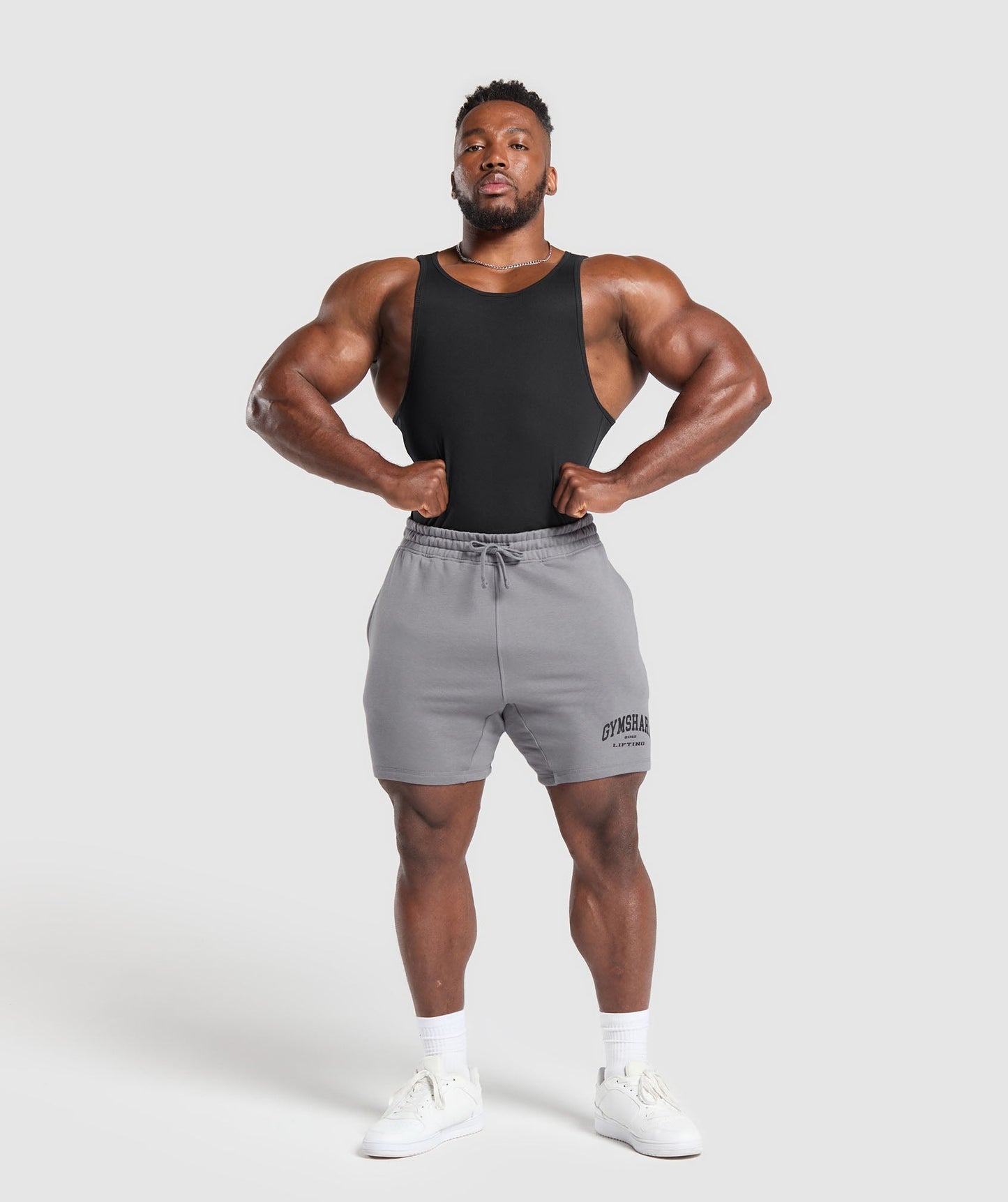 Gymshark 2012 Lifting Shorts - Medium Grey