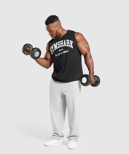 Gymshark 2012 Lifting Cut off Tank - Black