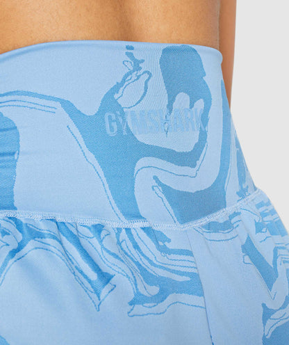 GS Power Jacquard Shorts - Blue Print