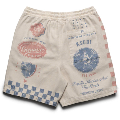 Ksubi Pit Lane Life Short Printed - Tan