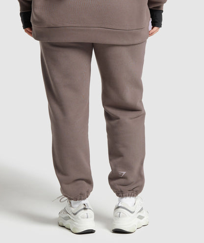 GS X Leana Deeb Oversized Joggers - Dusty Brown