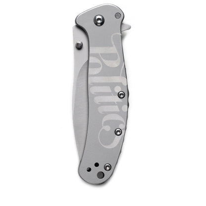 Politics Pocket Knife - Grey
