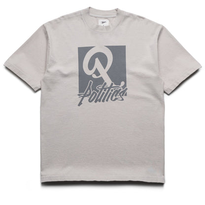 Politics Oversized Graffiti Tee - Cement