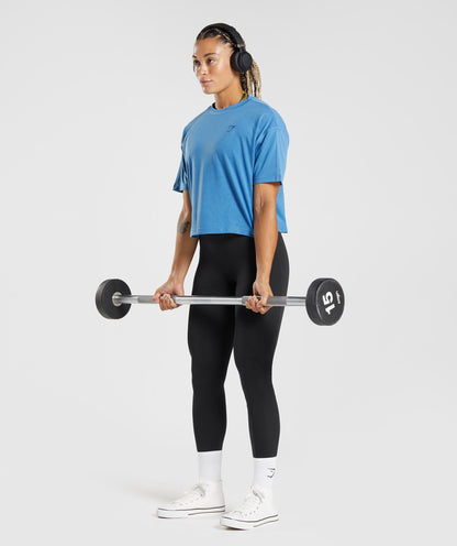 GS Power Midi Top - Coastal Blue