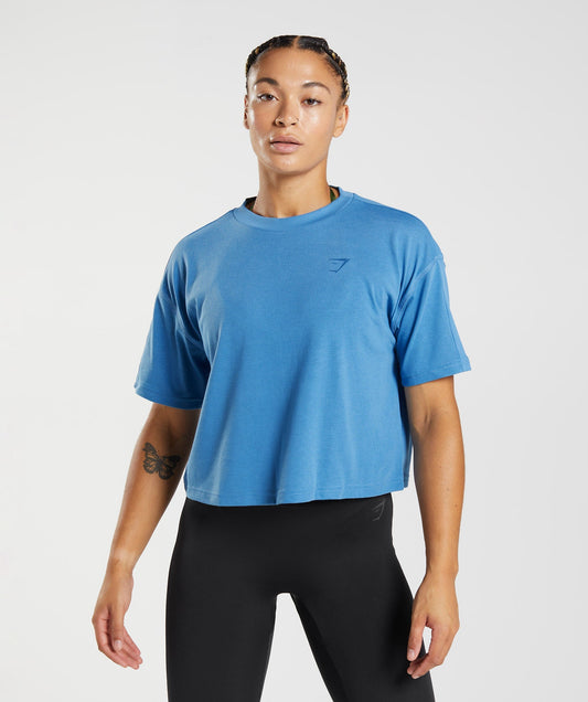 GS Power Midi Top - Coastal Blue