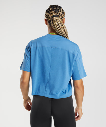 GS Power Midi Top - Coastal Blue