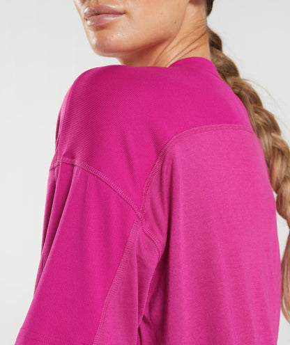 GS Power Midi Top - Magenta Pink