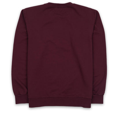 Quiet Golf Cross Creek Crewneck - Burgundy