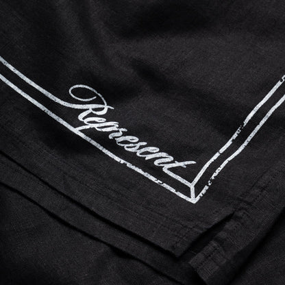 Represent Border Short - Jet Black