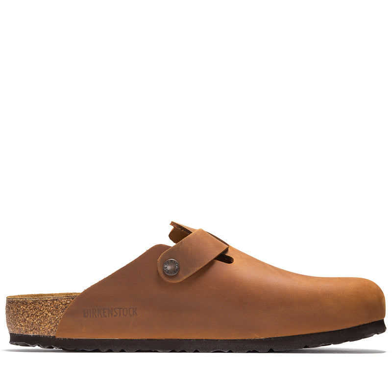 Birkenstock Boston Oiled Leather - Cognac