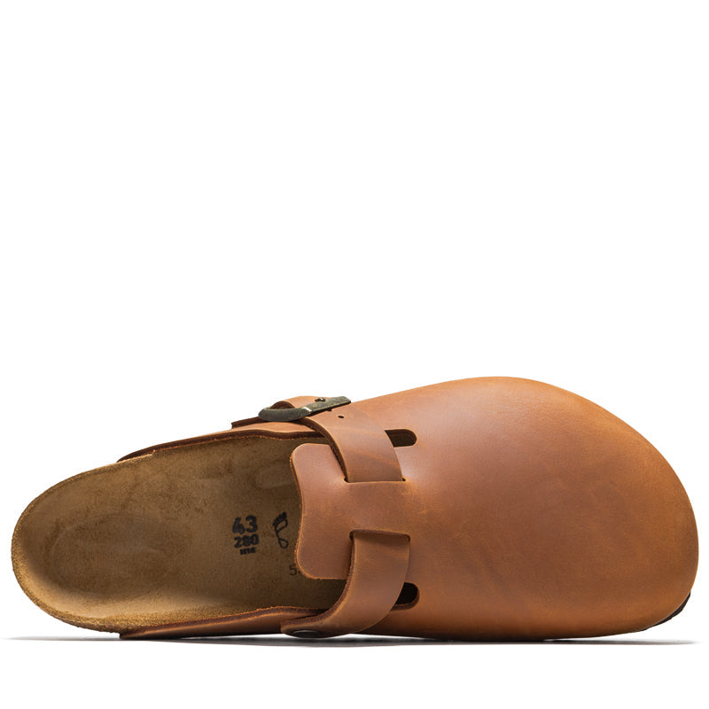 Birkenstock Boston Oiled Leather - Cognac