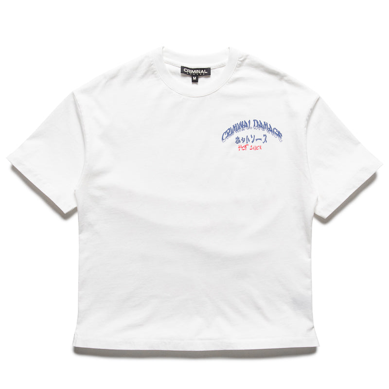 Criminal Damage Hot Pepper Sauce Tee - Off White