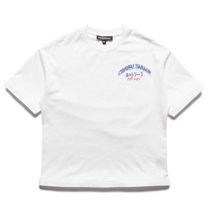 Criminal Damage Hot Pepper Sauce Tee - Off White