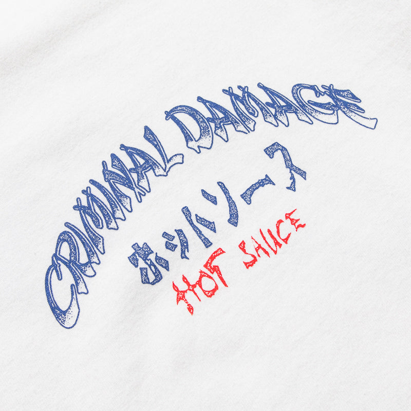 Criminal Damage Hot Pepper Sauce Tee - Off White