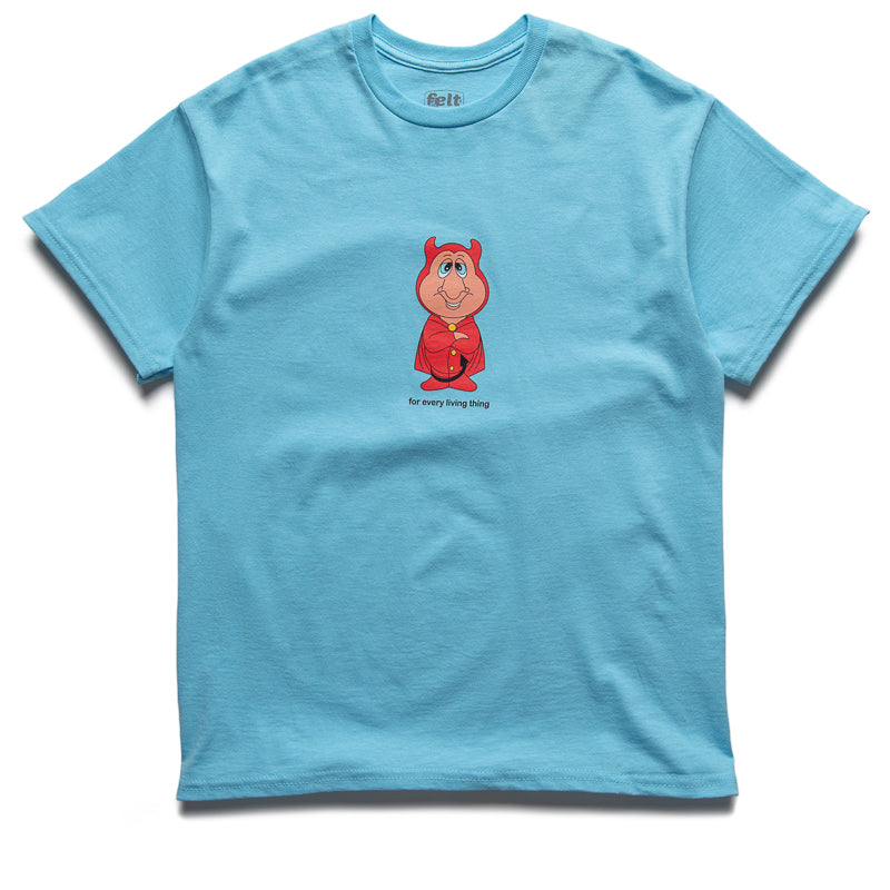 Felt Lil Devil Tee - Baby Blue