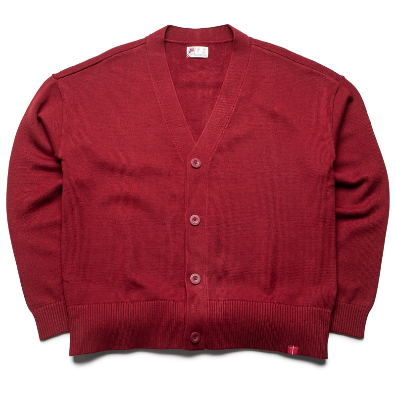 FILA Baseline Cardigan - Syrah