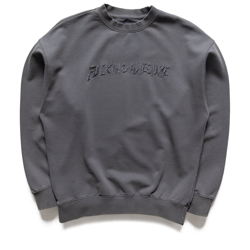 Fucking Awesome Distressed Stamp Crew - Black