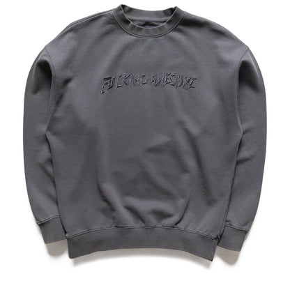 Fucking Awesome Distressed Stamp Crew - Black