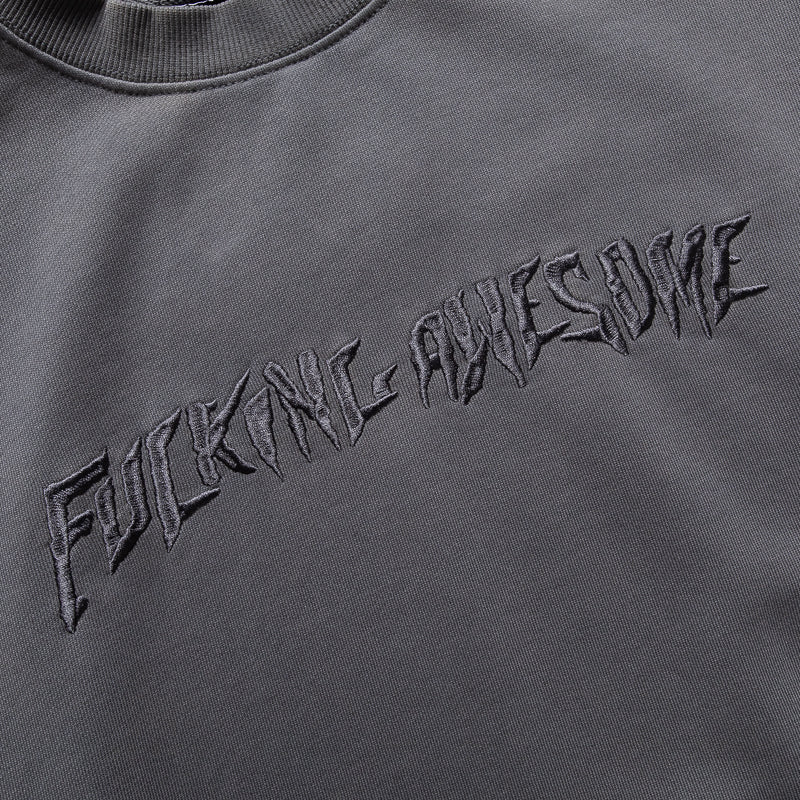 Fucking Awesome Distressed Stamp Crew - Black