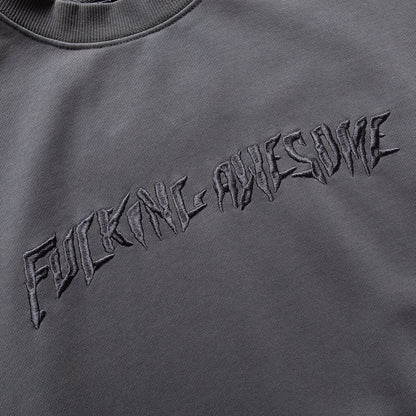 Fucking Awesome Distressed Stamp Crew - Black