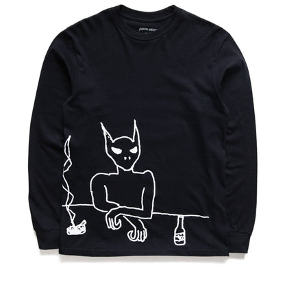 Fucking Awesome Drunk Alien L/S Tee - Black