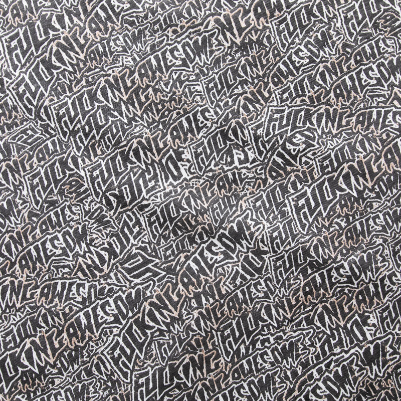 Fucking Awesome Burnt Sticker Stamp Tee - AOP