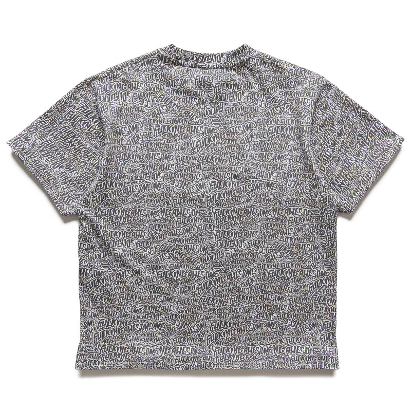 Fucking Awesome Burnt Sticker Stamp Tee - AOP