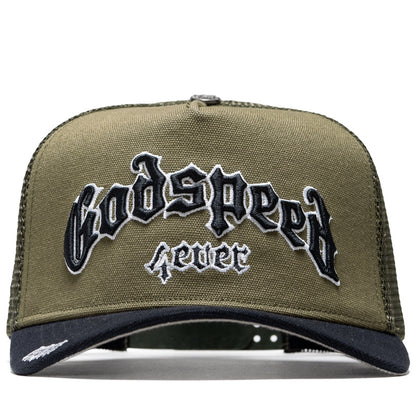 Godspeed New York GS Forever Trucker Hat - Olive/Black