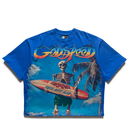 Godspeed New York Miami Surf Club Tee - Blue