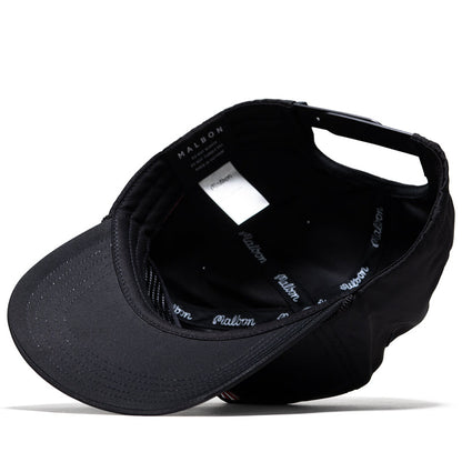 Malbon Golf Eagle Buckets Nylon Rope Hat - Black