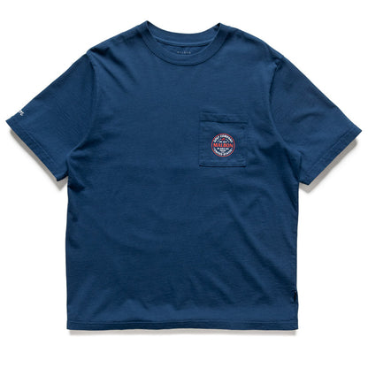 Malbon Golf Eagle Buckets Pocket Tee - Navy