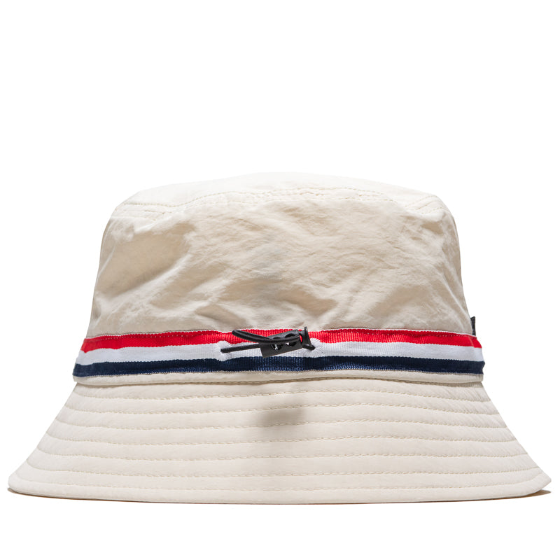 Malbon Golf In Golf We Trust Nylon Bucket Hat - Natural