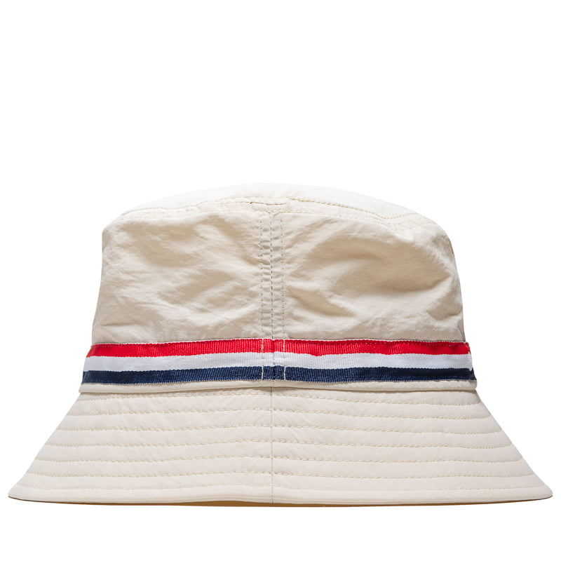 Malbon Golf In Golf We Trust Nylon Bucket Hat - Natural
