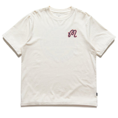 Malbon Golf In Golf We Trust Tee - Natural