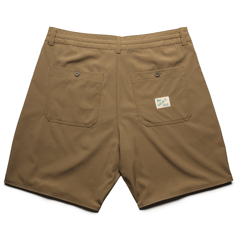 Malbon Golf Tonino Hybrid Short Solid - Dark Khaki