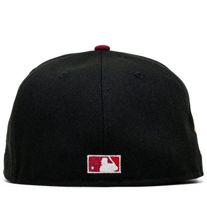New Era x Politics Atlanta Braves 59FIFTY Fitted - Black/Cardinal