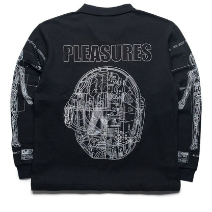 Pleasures Schematic L/S Polo - Black