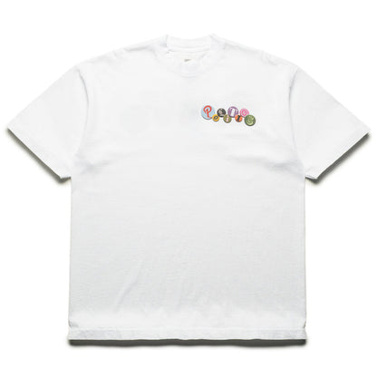Politics Buttons Tee - White