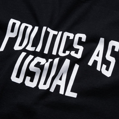 Politics As Usual Tee - Black