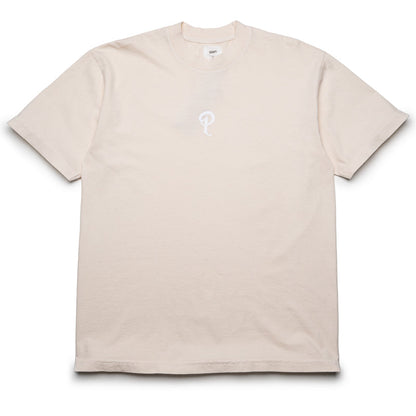 Politics Center P Logo Tee - Creme