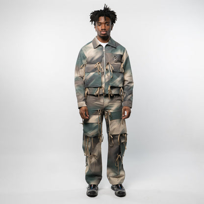 Reese Cooper Modular Pocket Cotton Twill Work Jacket - Blurred Camo