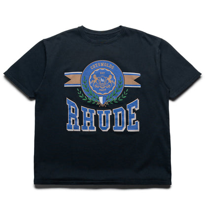 Rhude Cotswold Crest Tee - Vintage Black