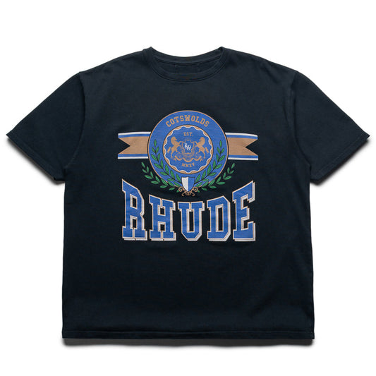 Rhude Cotswold Crest Tee - Vintage Black