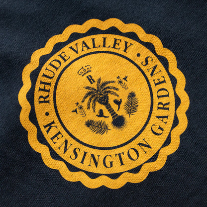 Rhude Collegiate Crest Tee - Vintage Black
