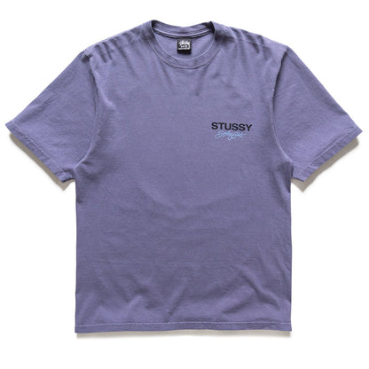 Stussy Surf Club Pigment Dyed Tee - Grape