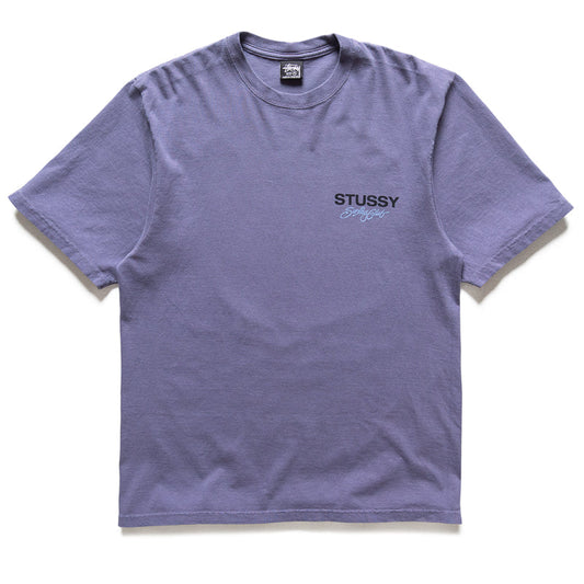 Stussy Surf Club Pigment Dyed Tee - Grape