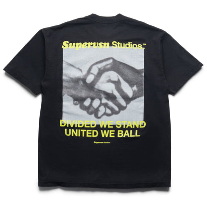 Supervsn Handshake Tee - Vintage Black