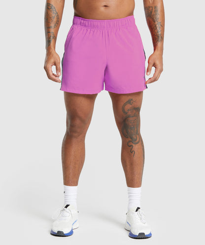 Gymshark Sport 5" Shorts - Shelly Pink/Black
