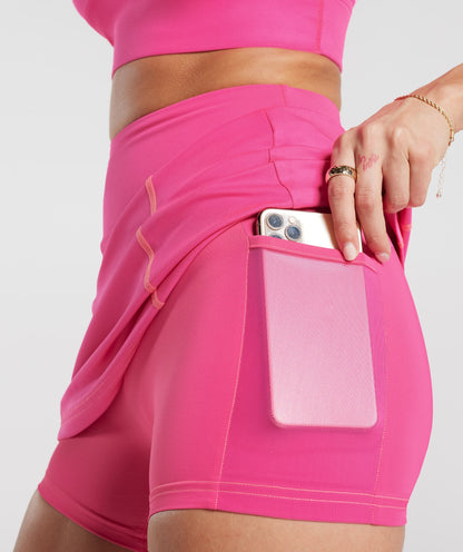 Gymshark Sport Skort - Bright Fuchsia
